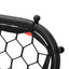 rebounder 84x73x60-80 cm justerbart stål sort