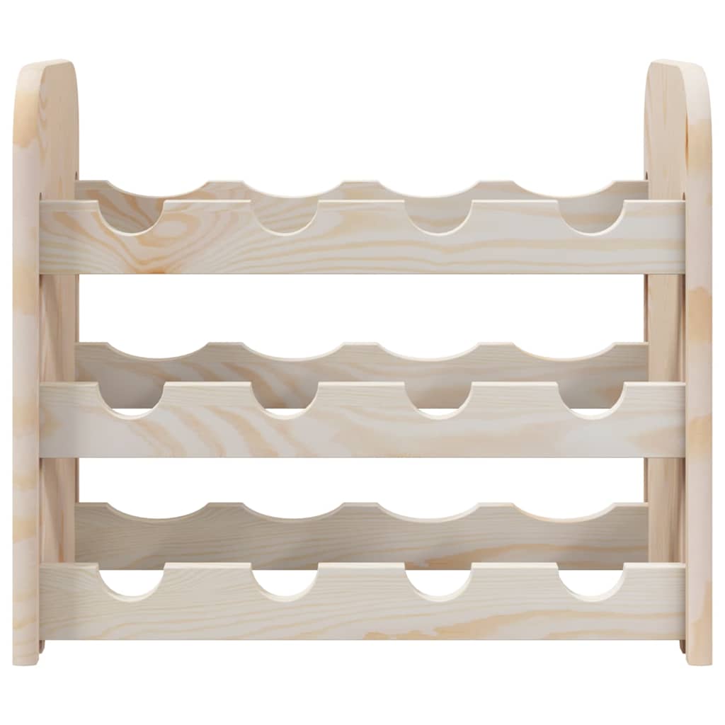 vinreol 43x25x37 cm massivt fyrretræ