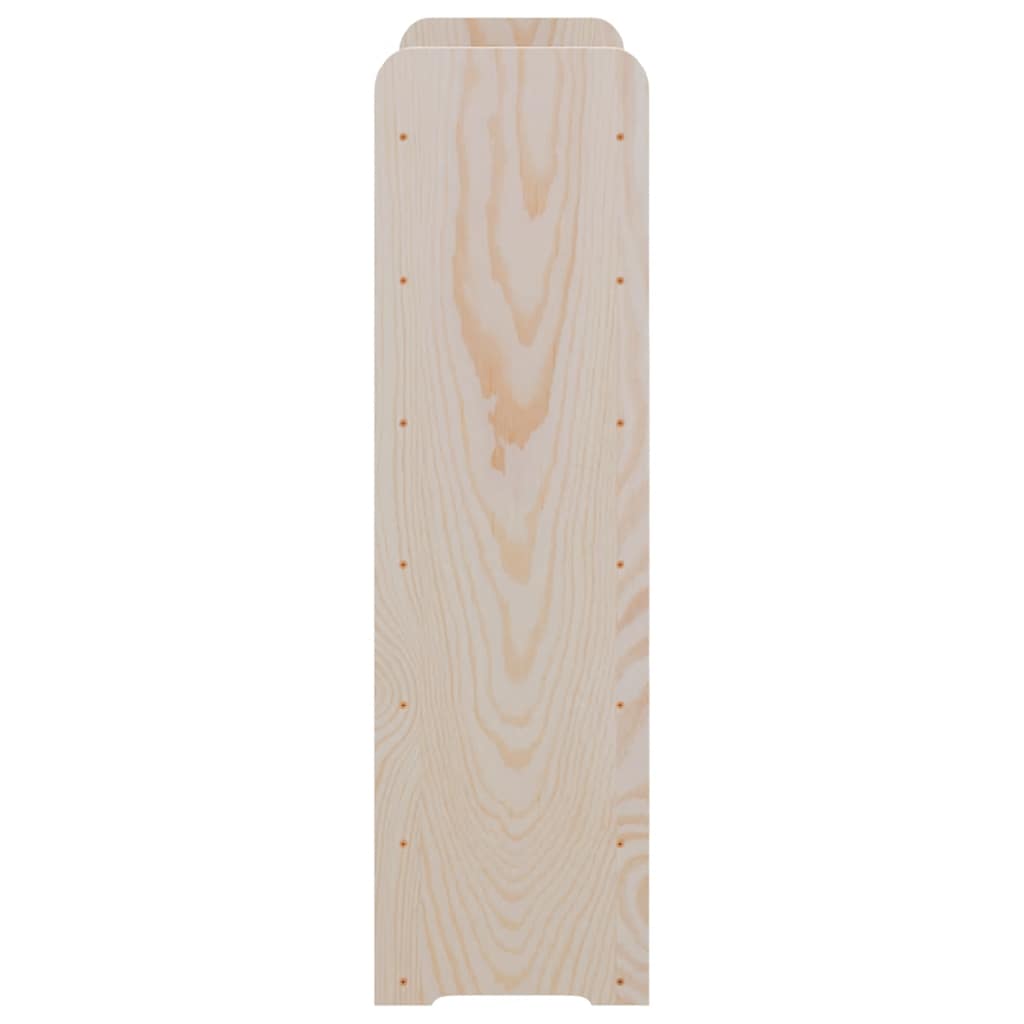 vinreol 67,5x25x87 cm massivt fyrretræ