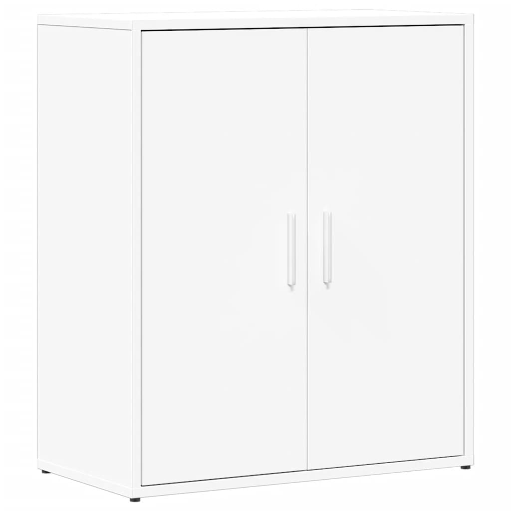 skænke 2 stk. 60x31x70 cm konstrueret træ hvid
