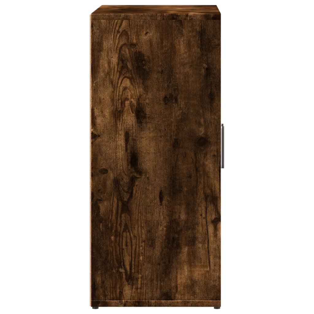 skænke 2 stk. 60x31x70 cm konstrueret træ røget egetræsfarve