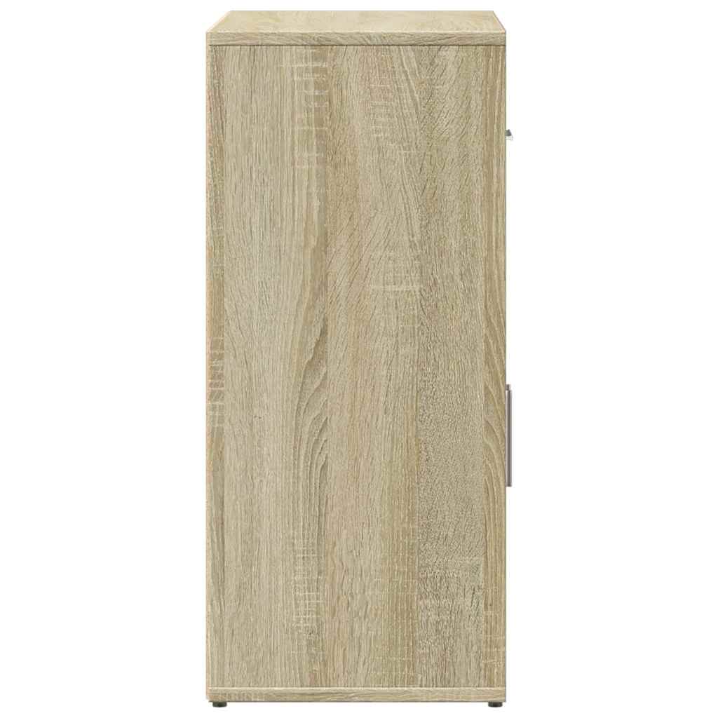 skænke 2 stk. 60x31x70 cm konstrueret træ sonoma-eg