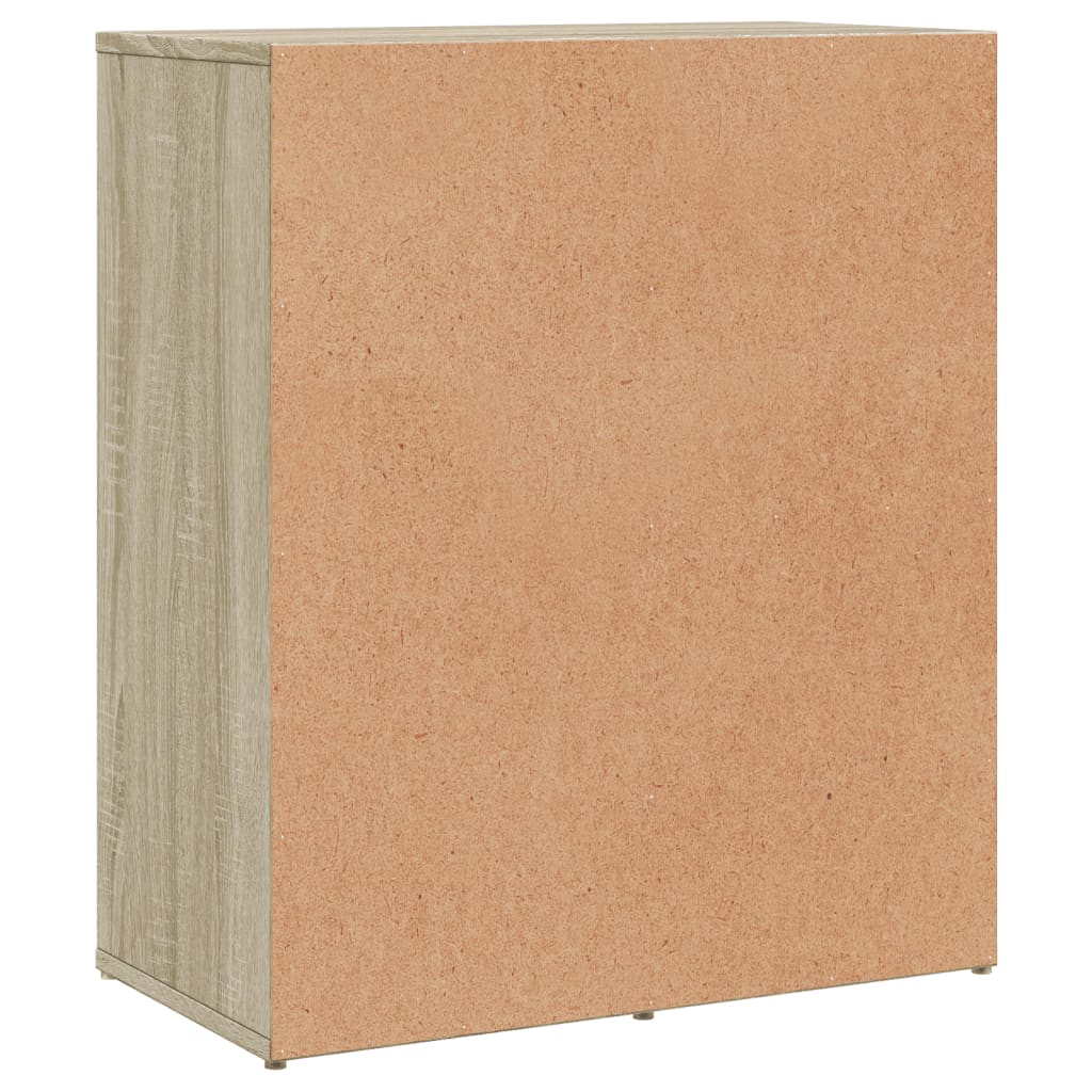 skænke 2 stk. 60x31x70 cm konstrueret træ sonoma-eg