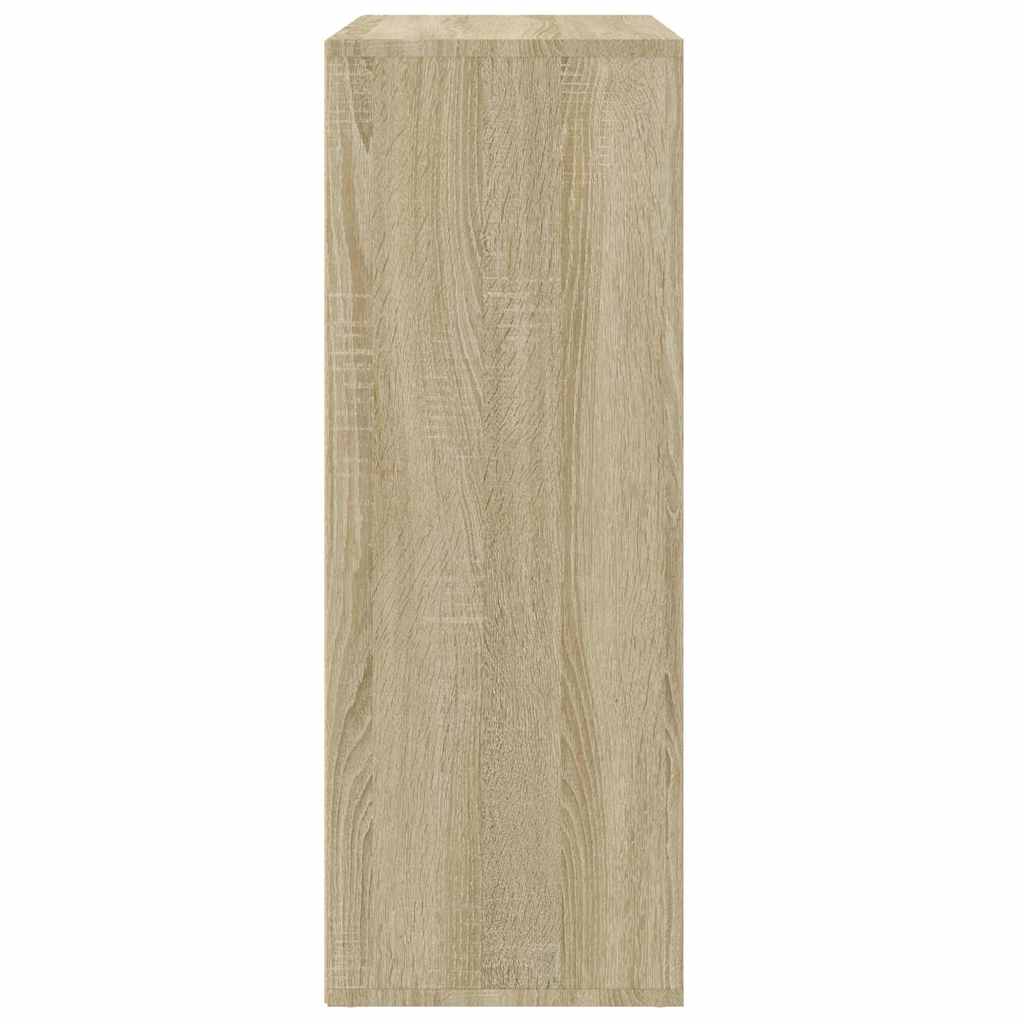 kommoder 2 stk. 60x31x84 cm konstrueret træ sonoma-eg