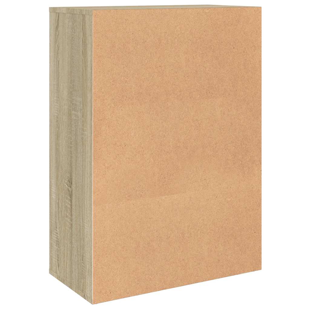 kommoder 2 stk. 60x31x84 cm konstrueret træ sonoma-eg