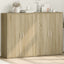 kommoder 2 stk. 60x31x84 cm konstrueret træ sonoma-eg