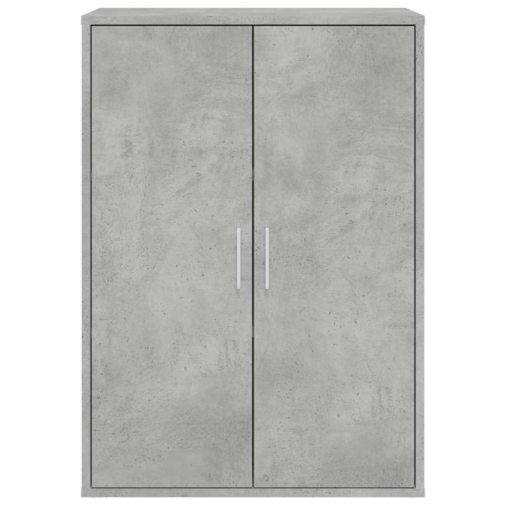 kommoder 2 stk. 60x31x84 cm konstrueret træ betongrå