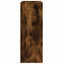 kommoder 2 stk. 60x31x84 cm konstrueret træ røget egetræsfarve