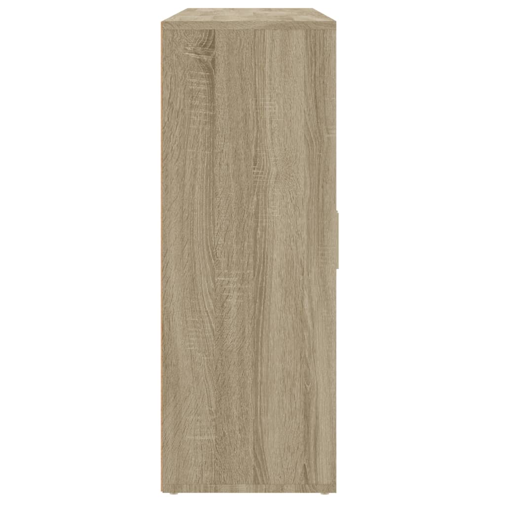 kommoder 3 stk. 60x31x84 cm konstrueret træ sonoma-eg