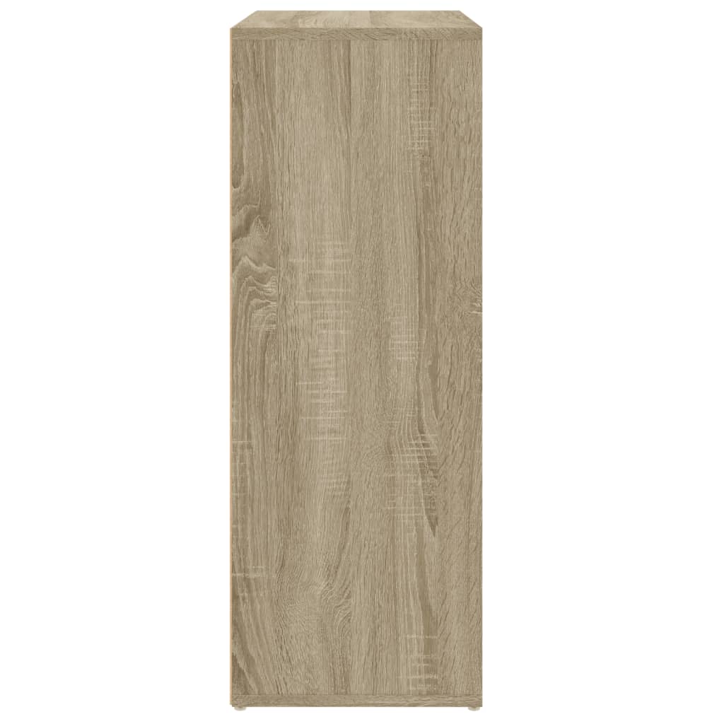 kommoder 2 stk. 60x31x84 cm konstrueret træ sonoma-eg