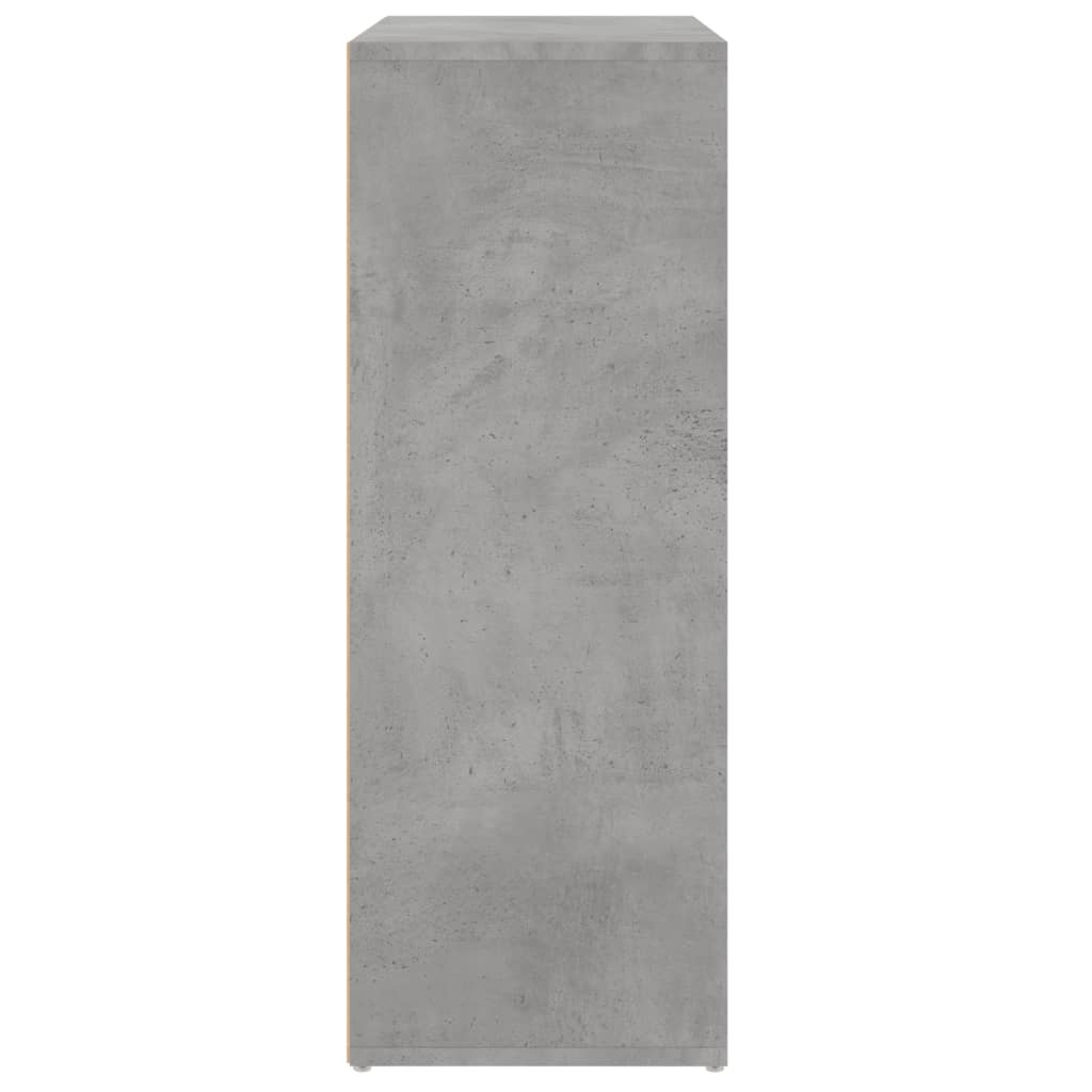 kommoder 2 stk. 60x31x84 cm konstrueret træ betongrå