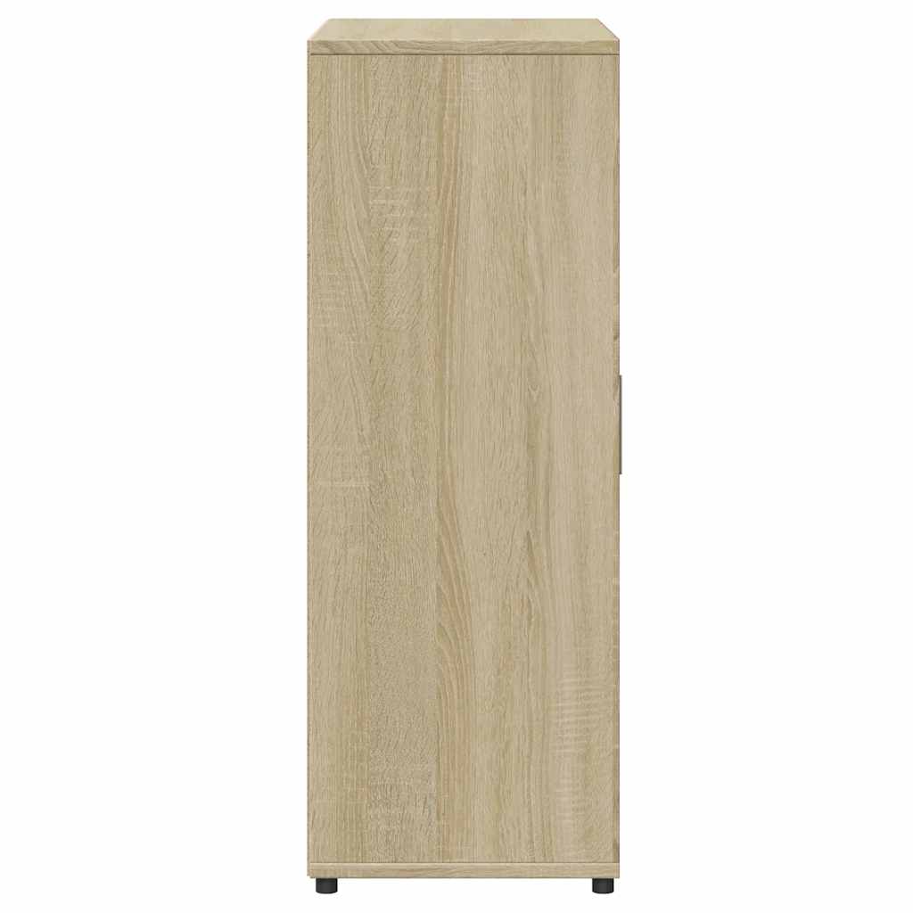 kommoder 2 stk. 60x31x84 cm konstrueret træ sonoma-eg