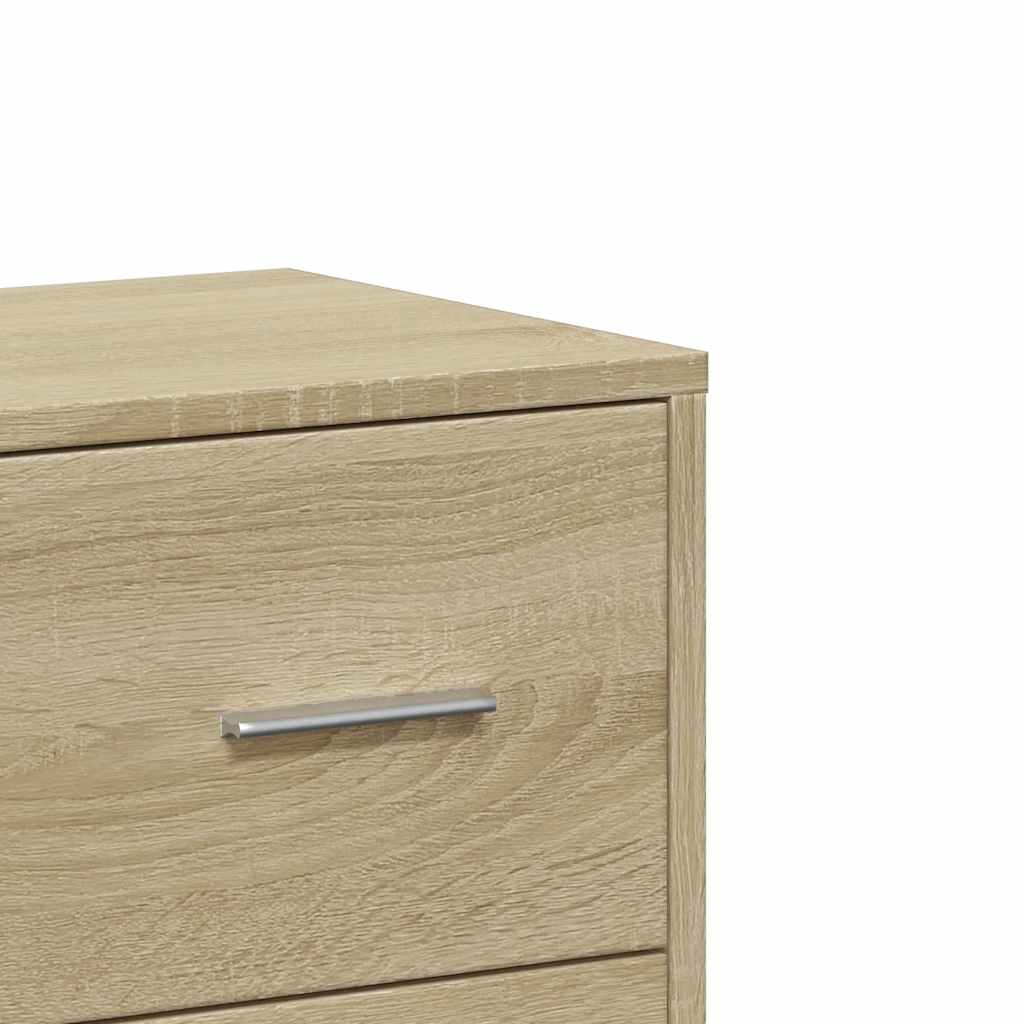 kommoder 2 stk. 60x31x84 cm konstrueret træ sonoma-eg