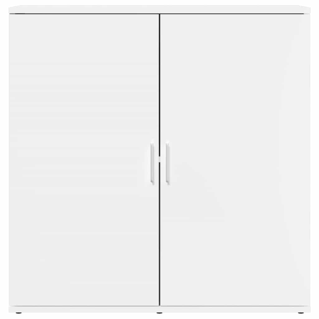 skænke 2 stk. 79x38x80 cm konstrueret træ hvid