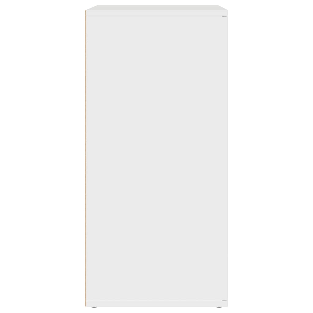 skænke 2 stk. 79x38x80 cm konstrueret træ hvid