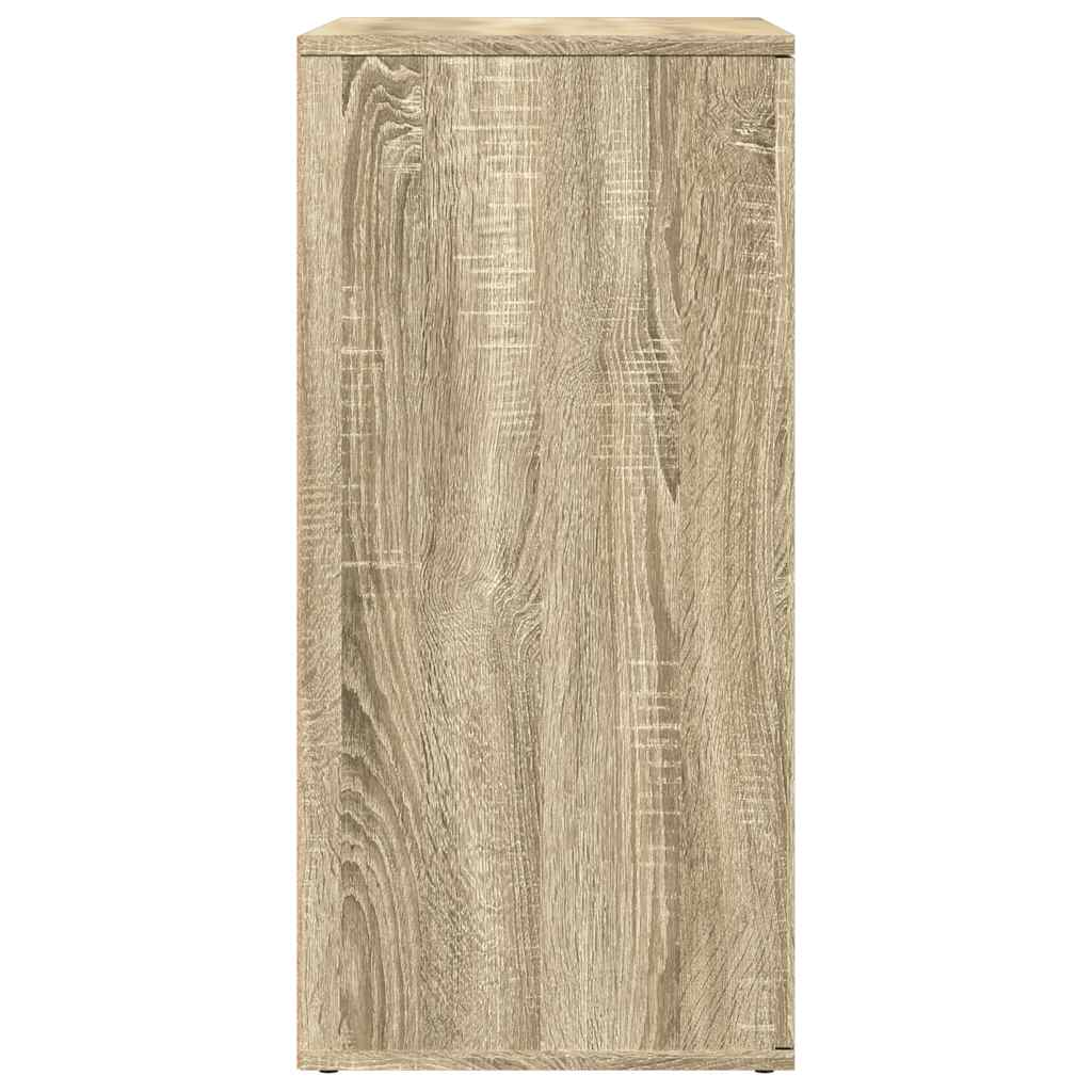 skænke 2 stk. 79x38x80 cm konstrueret træ sonoma-eg