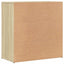 skænke 2 stk. 79x38x80 cm konstrueret træ sonoma-eg