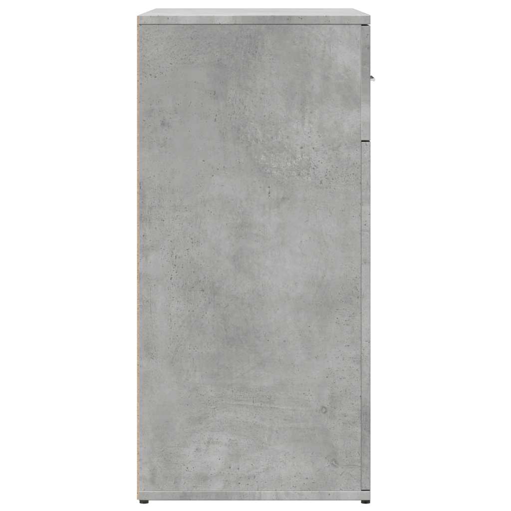 skænke 2 stk. 79x38x80 cm konstrueret træ betongrå