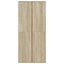 skoskab 80x39x178 cm konstrueret træ sonoma-eg