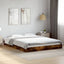 sengeramme uden madras 160x200 cm konstrueret træ røget eg