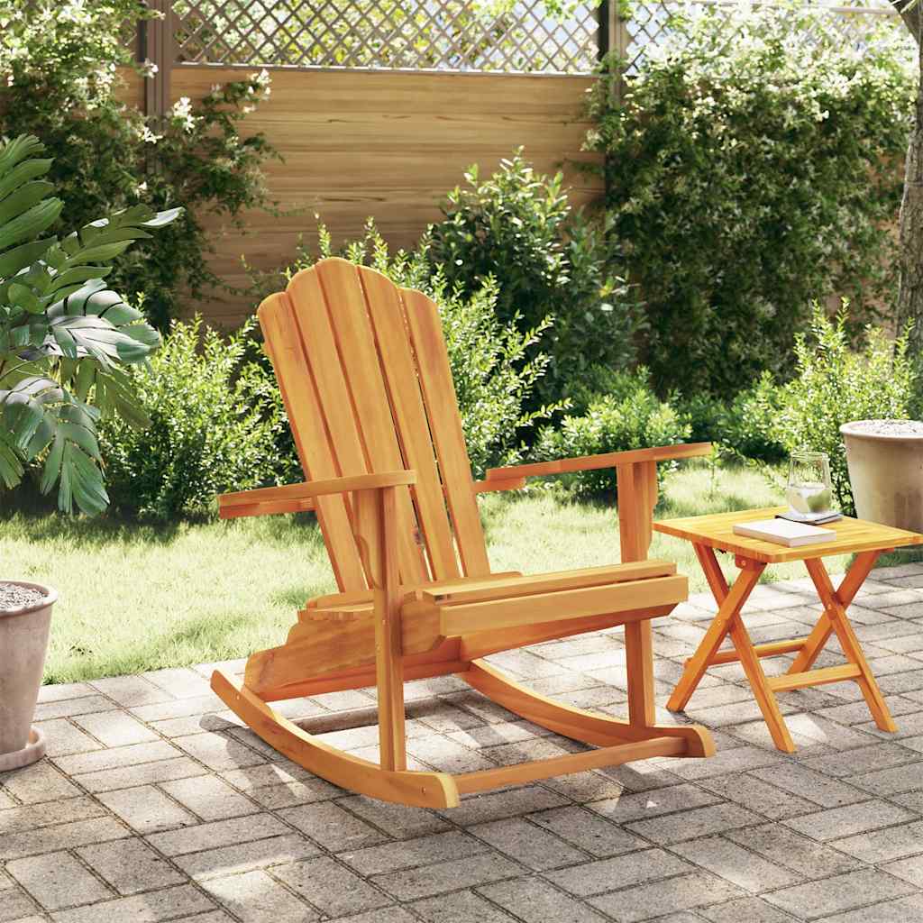 Adirondack-gyngestol massivt teaktræ