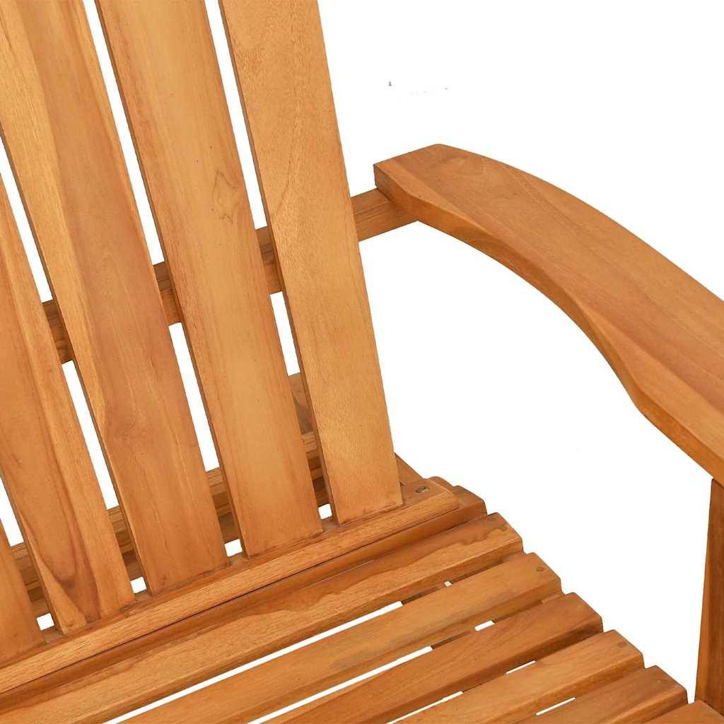 Adirondack-gyngestol massivt teaktræ