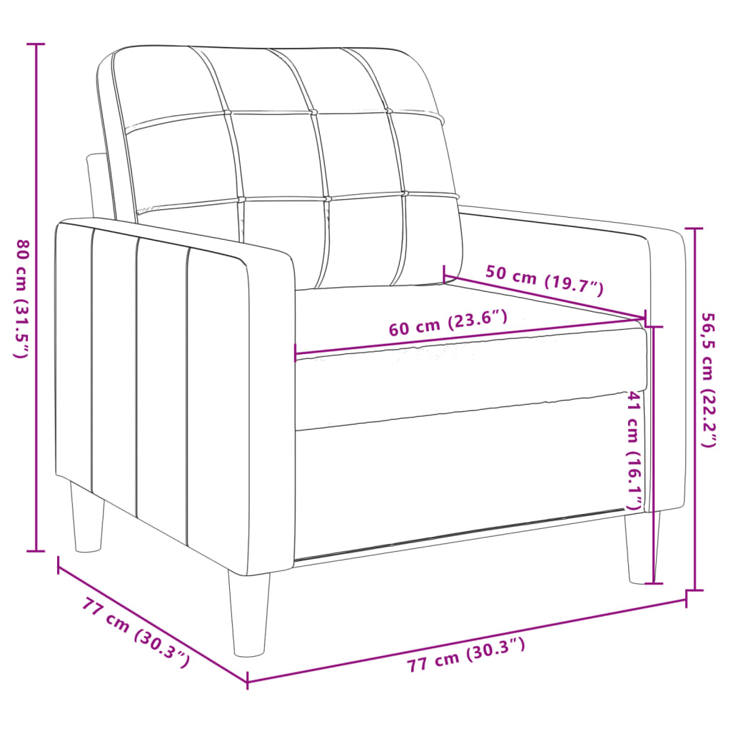 sofasæt 4 dele med hynder velour mørkegrå