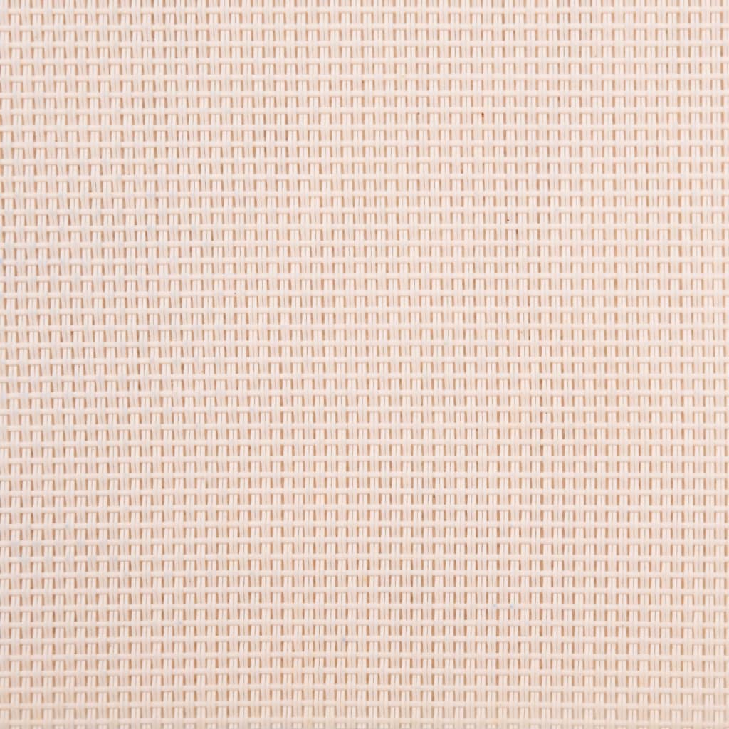 liggestole 2 stk. med bord massivt akacietræ og textilene creme