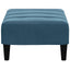 fodskammel 77x55x31 cm velour blå