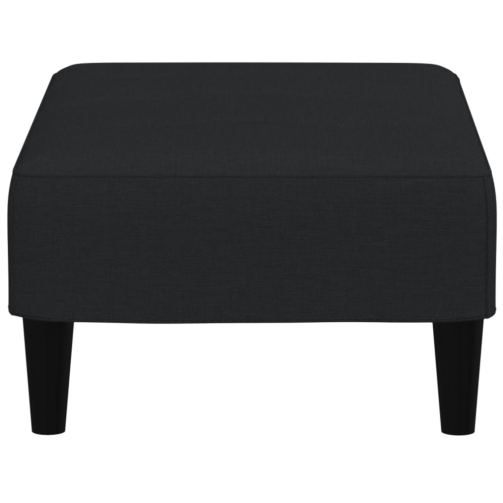 fodskammel 77x55x31 cm velour sort