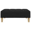 fodskammel 77x55x31 cm stof sort