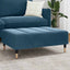 fodskammel 77x55x31 cm velour blå
