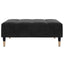 fodskammel 77x55x31 cm velour sort