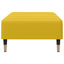 fodskammel 77x55x31 cm velour gul