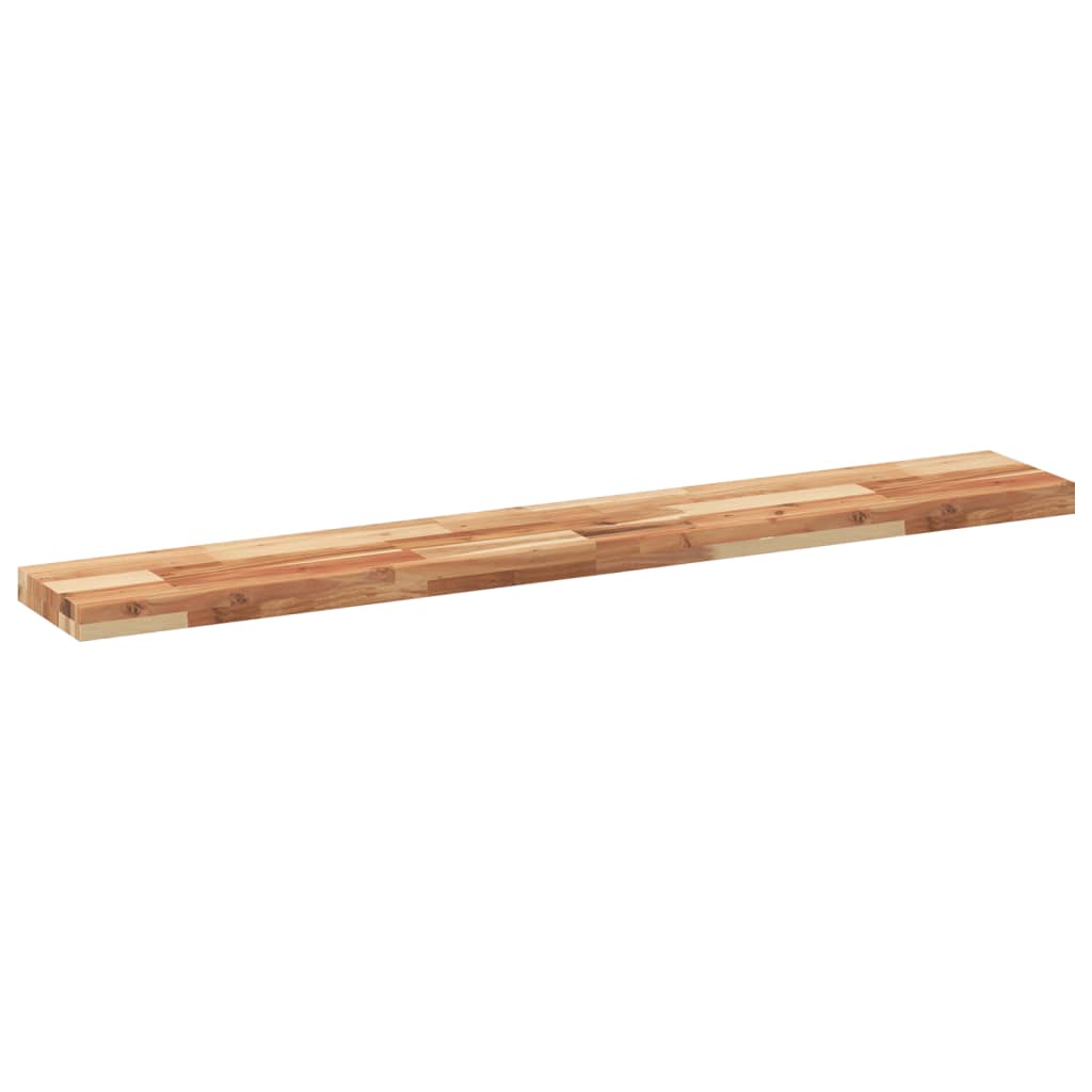 væghylder 2 stk. 160x20x4 cm oliebehandlet massivt akacietræ