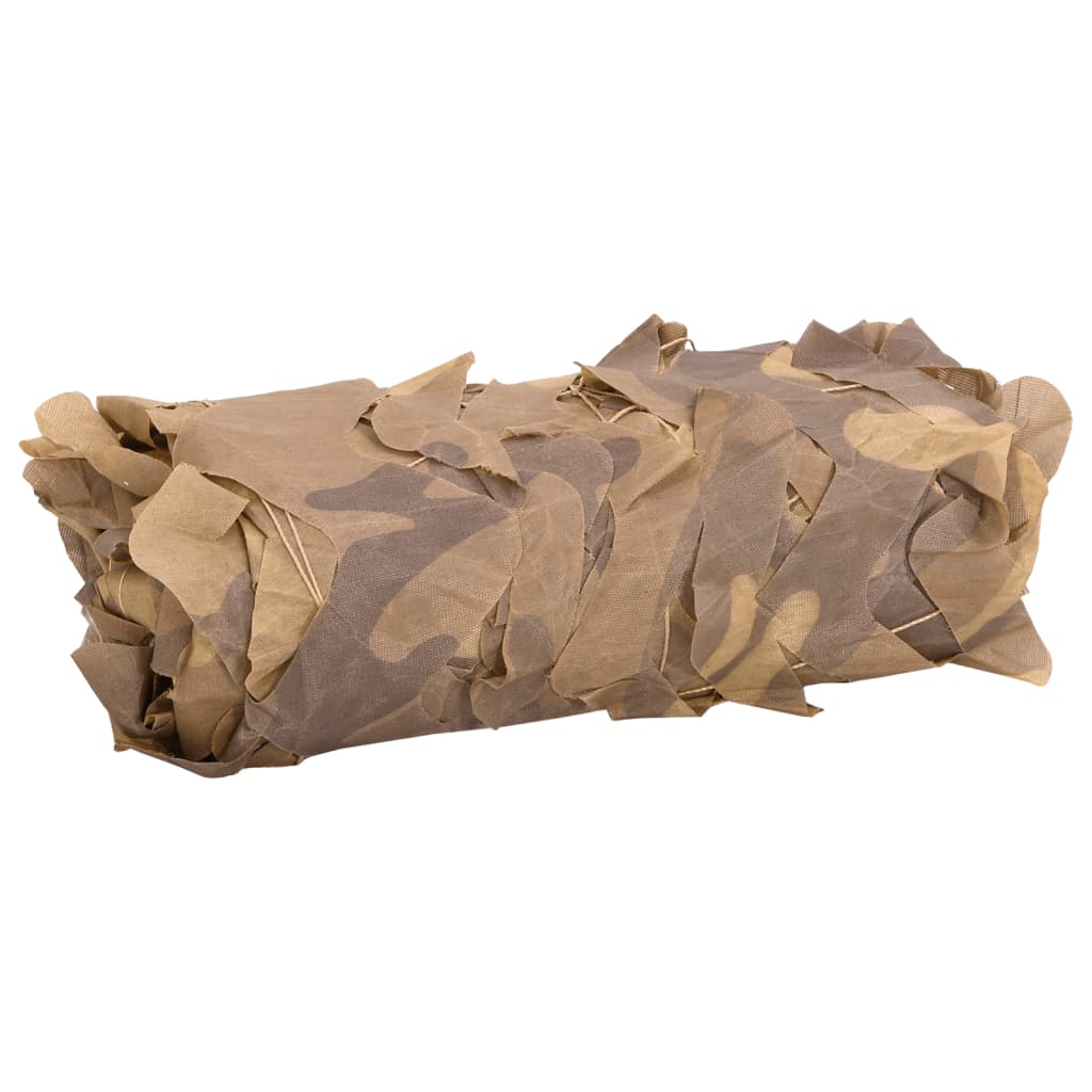 camouflagenet 412x144 cm med opbevaringspose sandfarvet