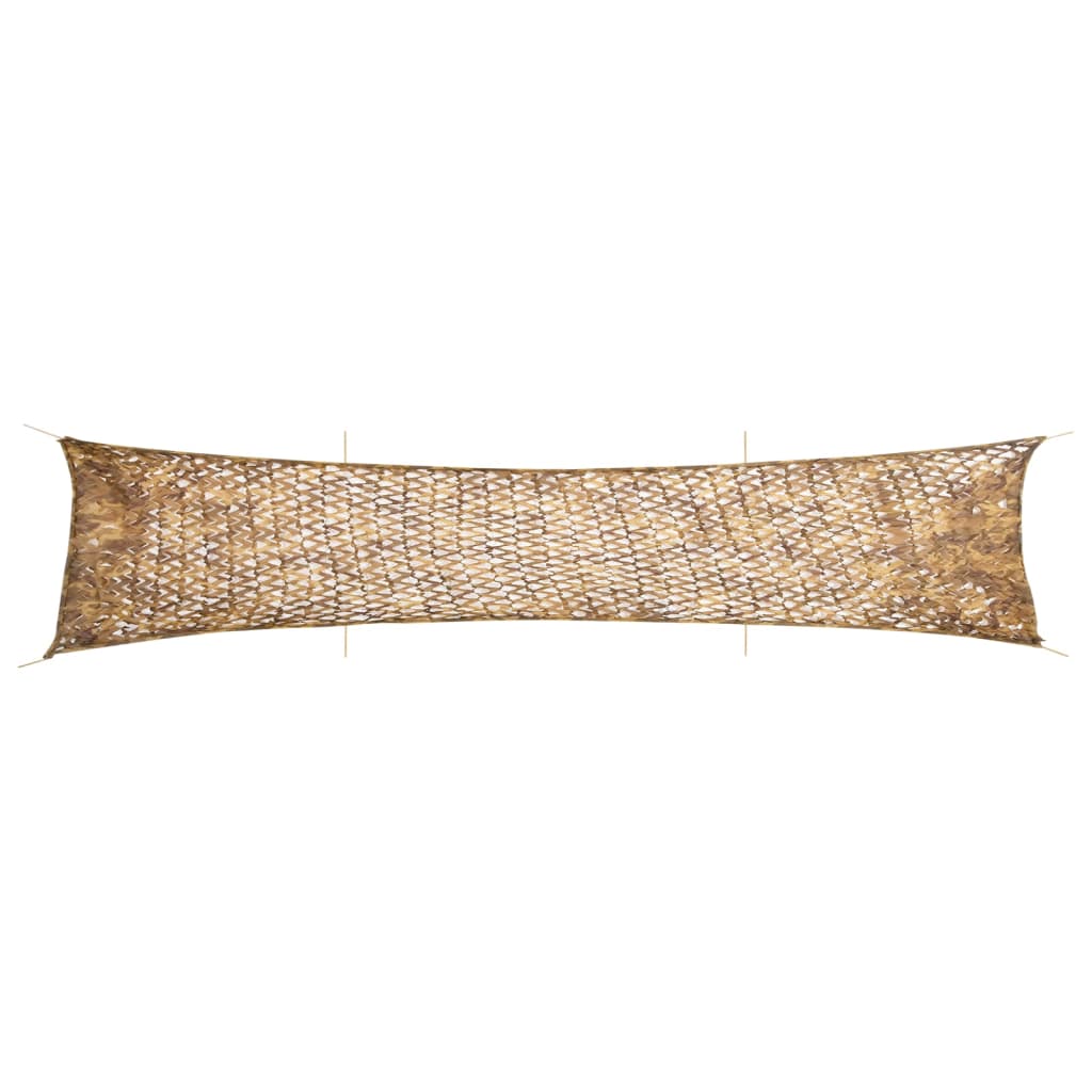 camouflagenet 706x140 cm med opbevaringspose sandfarvet