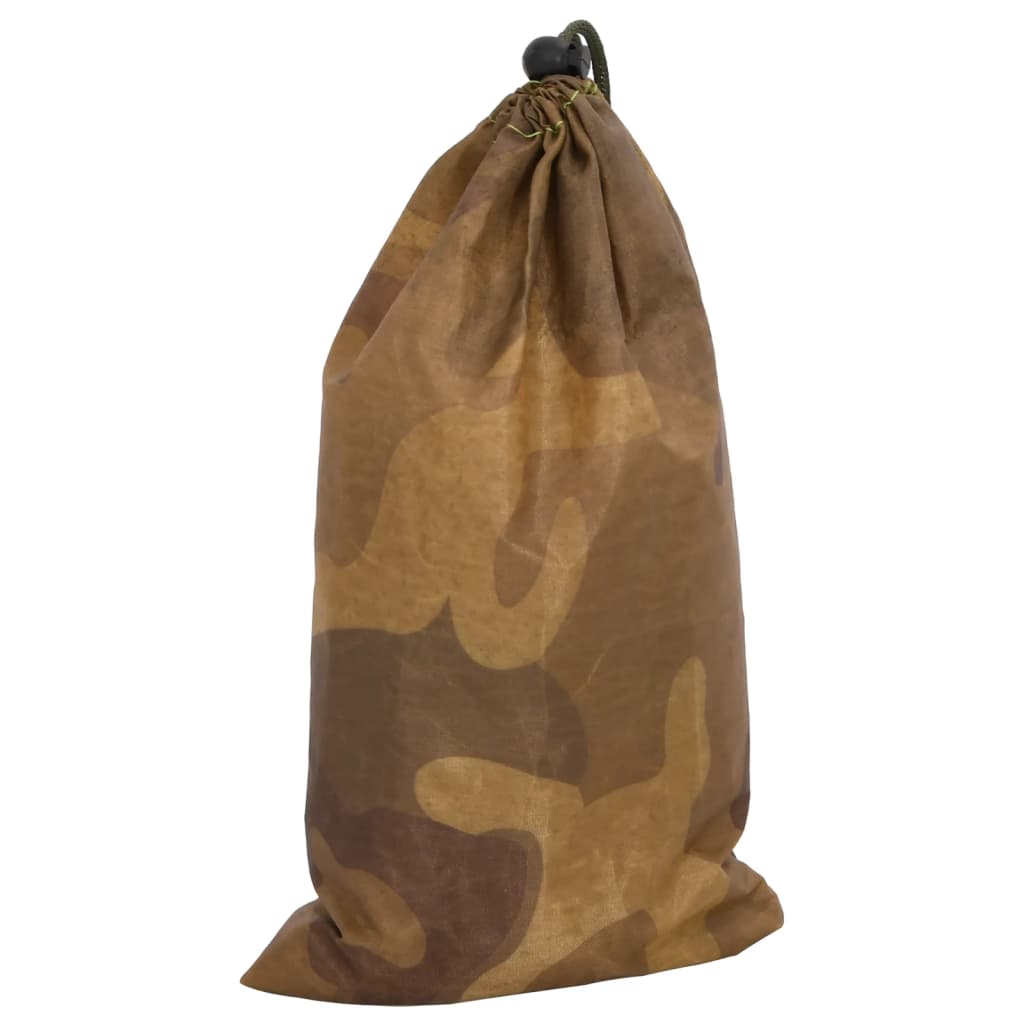 camouflagenet 833x297 cm med opbevaringspose sandfarvet