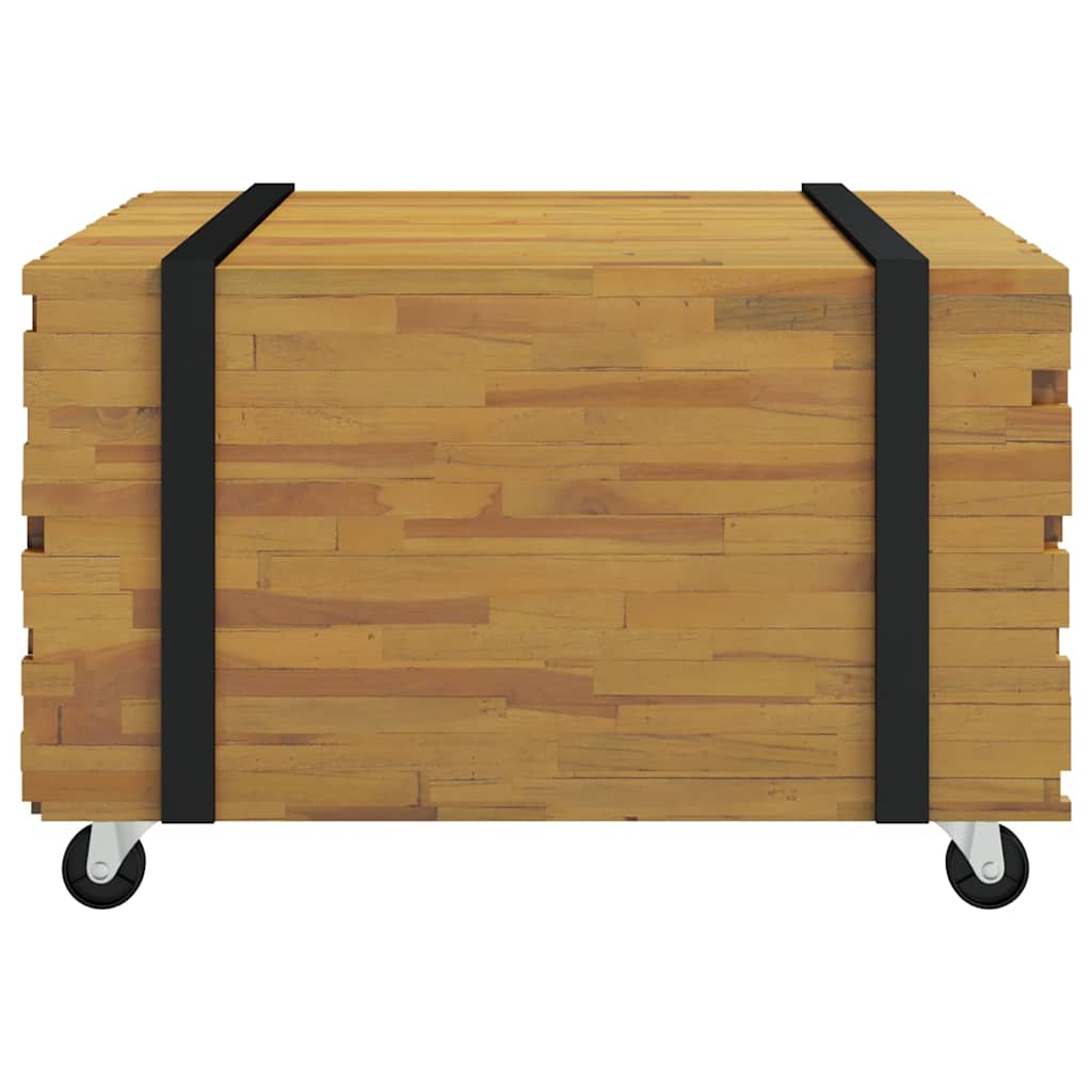Sofabord Brun 60 x 60 x 38 cm Massiv Teaktræ