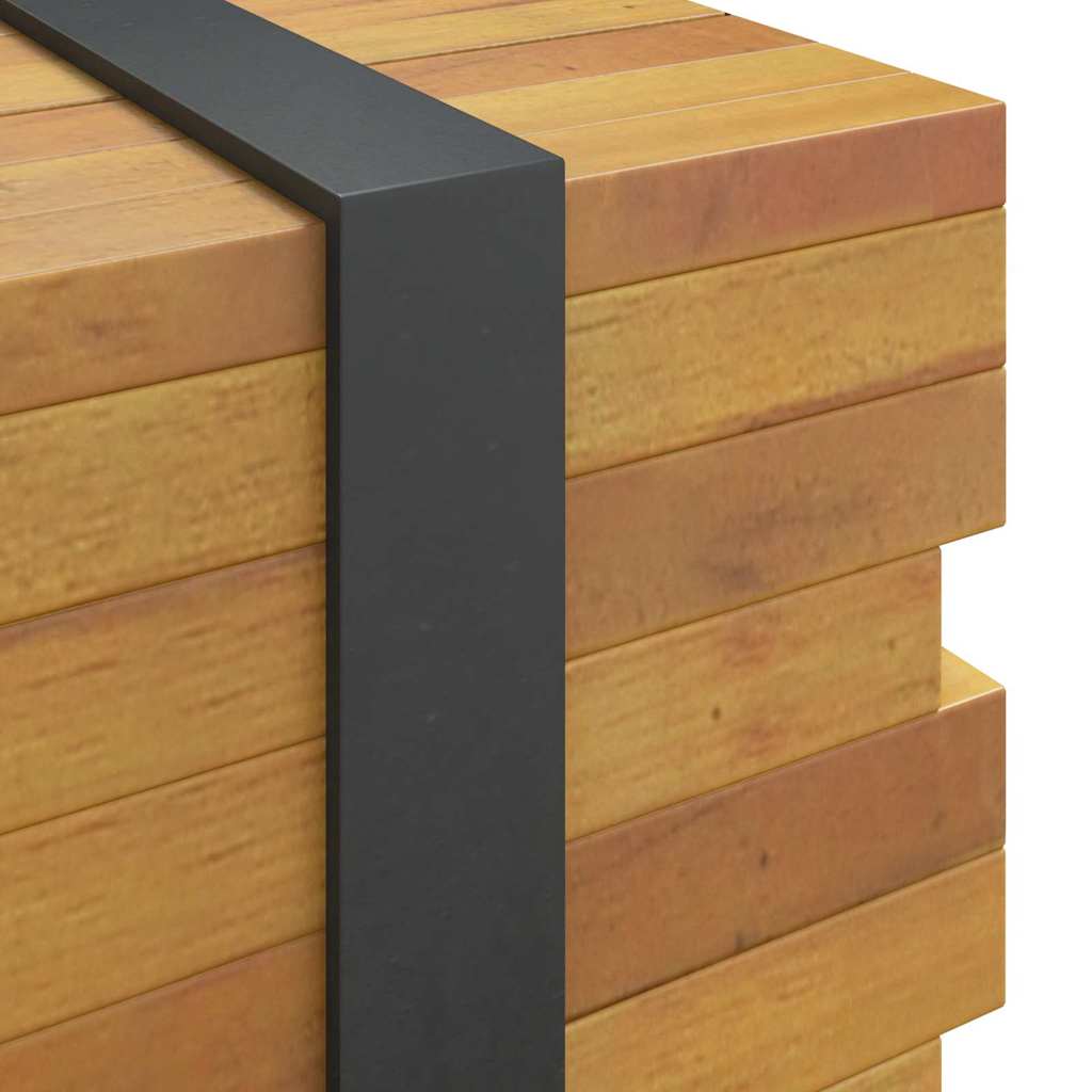 TV-bord 110 x 30 x 30 cm Brun Massiv Teaktræ