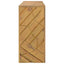 konsolbord 110x35x75 cm massivt teaktræ