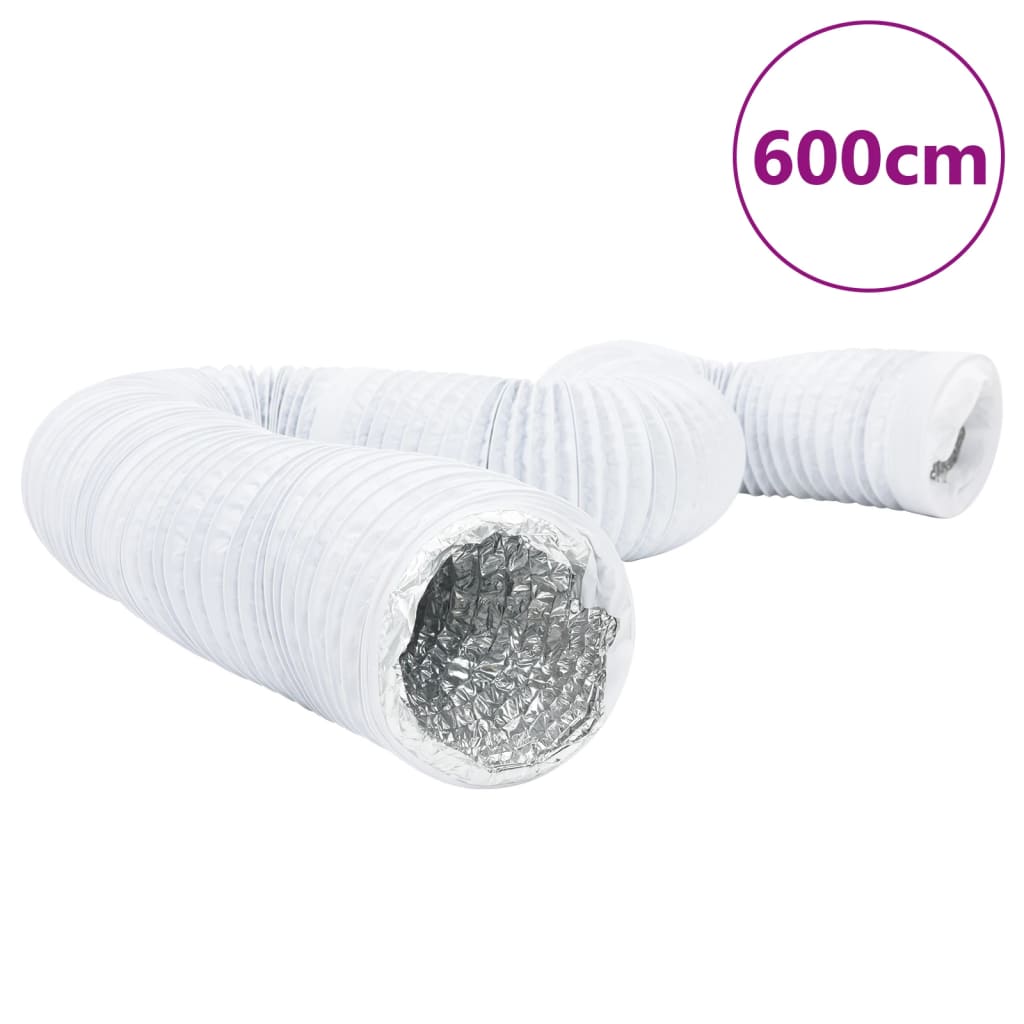 ventilationsslange 6 m Ø10 cm aluminium og PVC