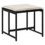 haveskamler 4 stk. med hynder polyrattan sort