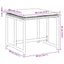 haveskamler 4 stk. med hynder polyrattan sort