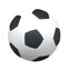 fodboldmål 2 stk. 64x35x48 cm med bold til børn metal hvid