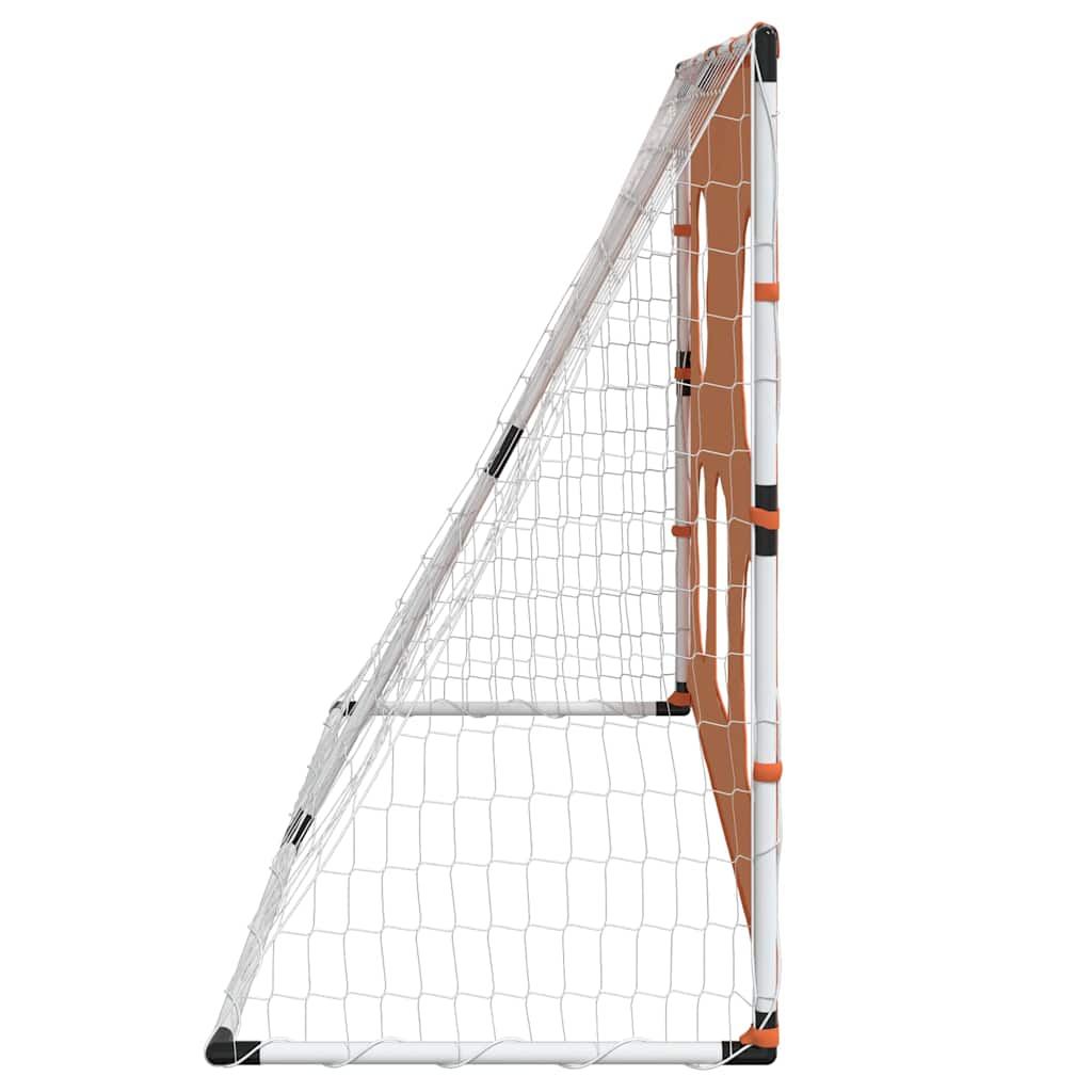 fodboldmål 182x62x118 cm med præcisionsdug og bold