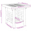 sidebord 45x45x45 cm bambus