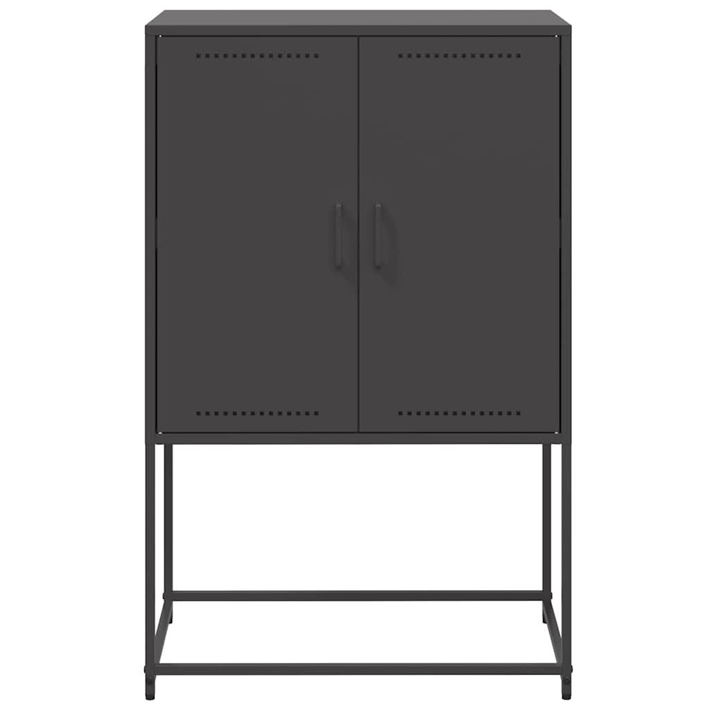 skab 68,5x38,5x107 cm stål sort