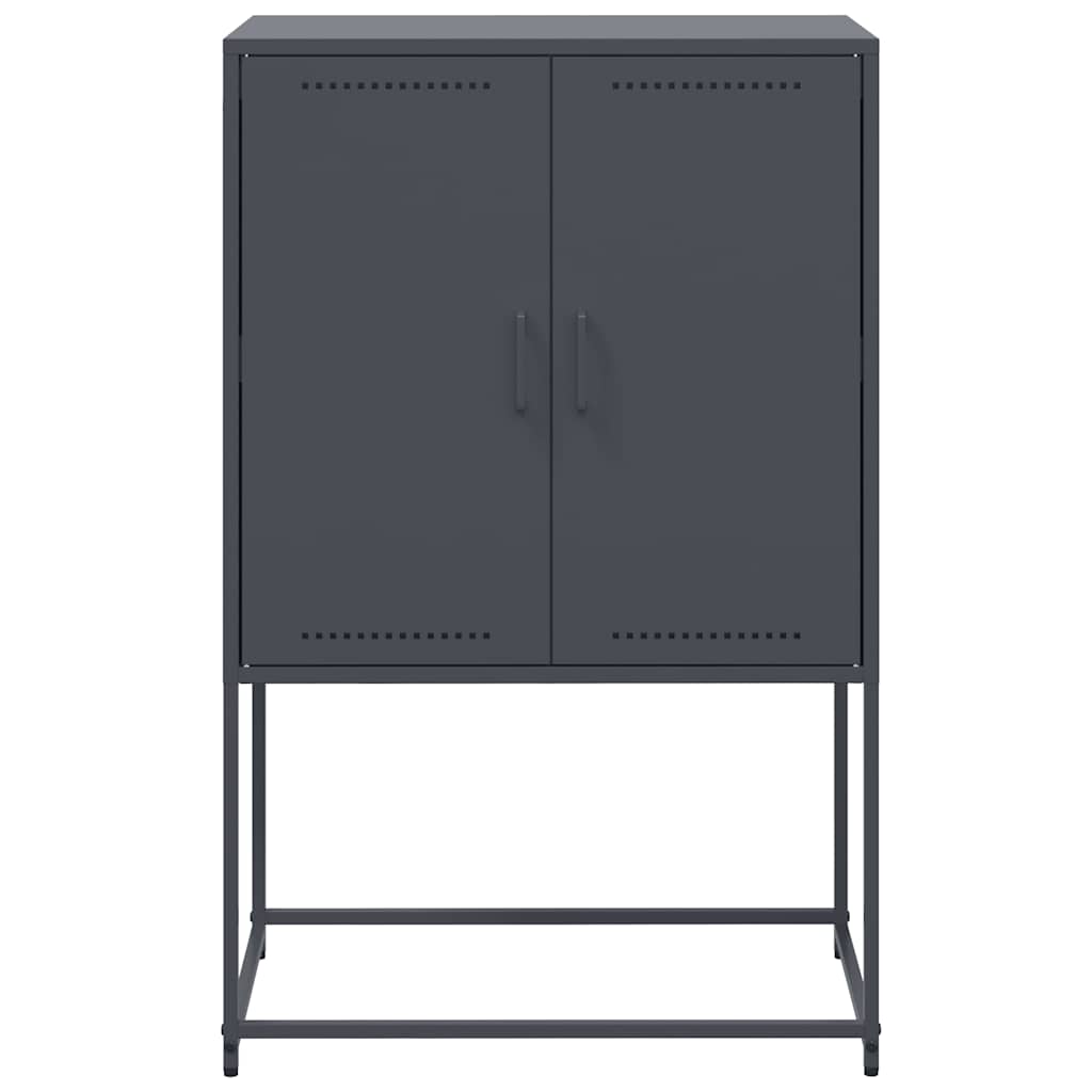 skab 68,5x38,5x107 cm stål antracitgrå
