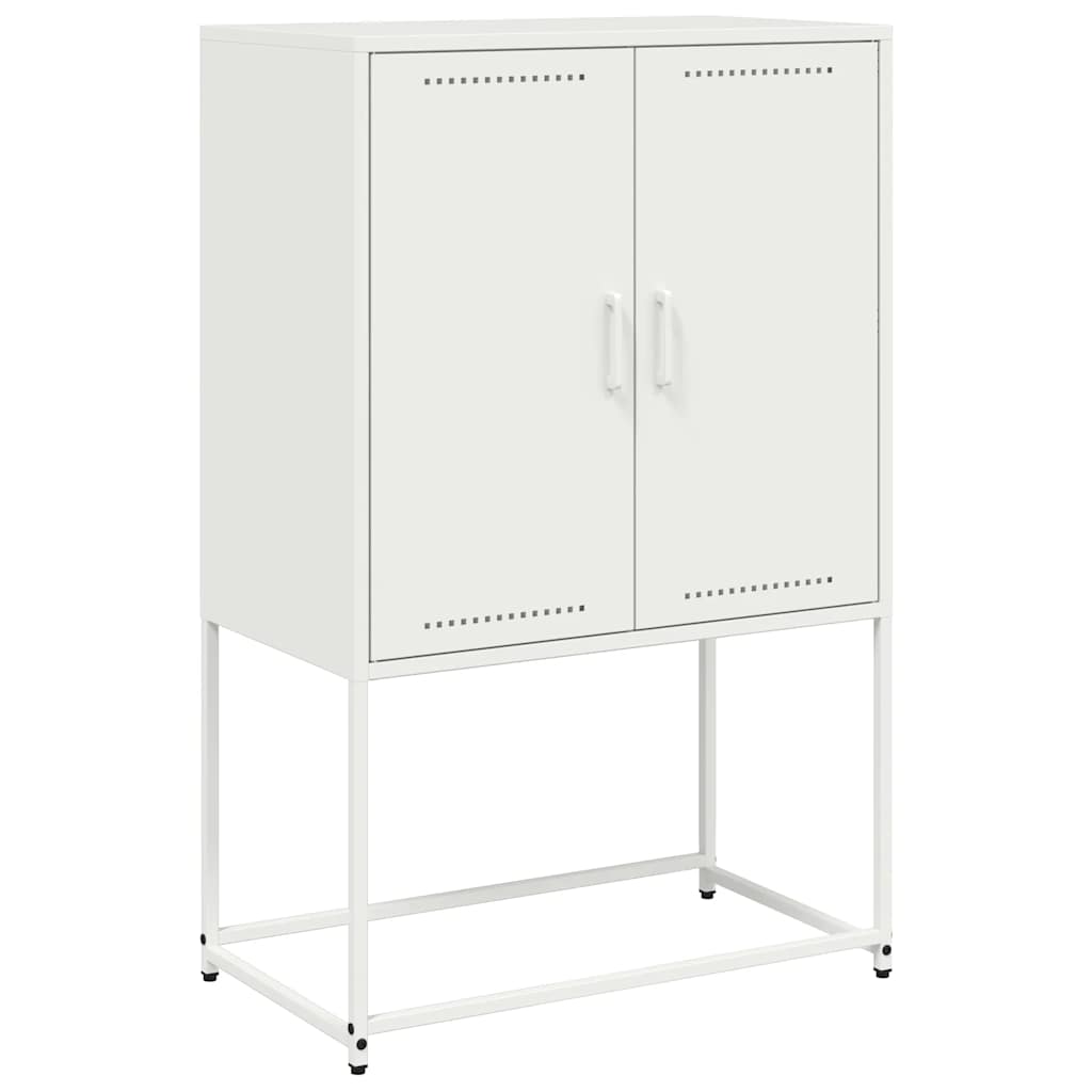 skab 68,5x38,5x107 cm stål hvid